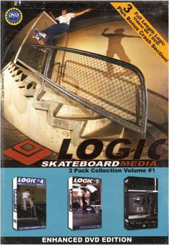 Logic Skateboard Media - 3 pack collection volume # 1 DVD Movie 