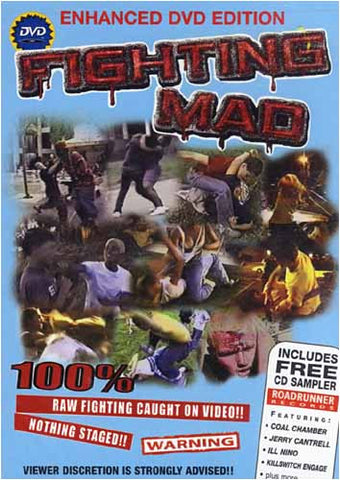 Fighting Mad -100% Raw Fighting Caught on Video DVD Movie 