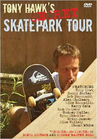 Tony Hawk's Secret Skatepark Tour DVD Movie 