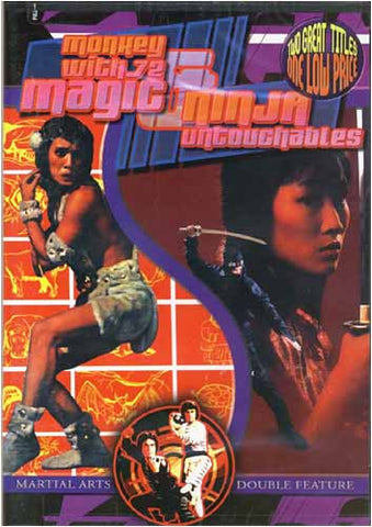 Monkey With 72 Magic / Ninja Untouchables DVD Movie 
