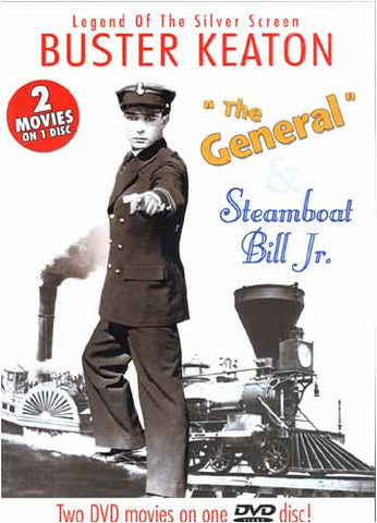 The General and Steamboat Bill Jr. - Buster Keaton DVD Movie 