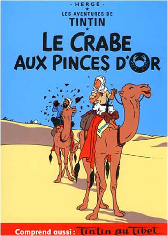 Les Aventures de Tintin: le Crabe aux Pinces D or -Tintin au Tibet - Full Screen DVD Movie 