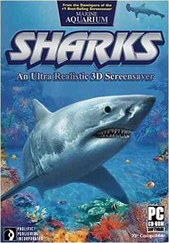 Sharks (3D Screensaver) (PC) PC Game 