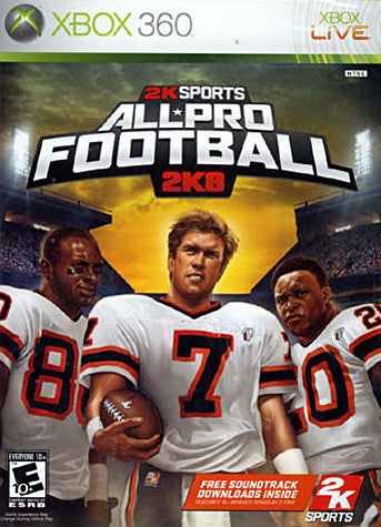 All Pro Football 2K8 (XBOX360) XBOX360 Game 