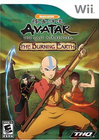 Avatar - The Last Air Bender - The Burning Earth (NINTENDO WII) NINTENDO WII Game 