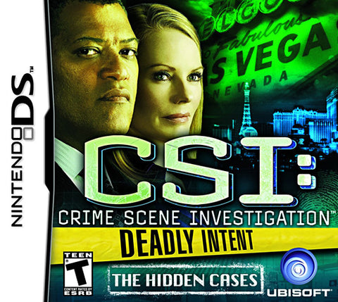CSI: Deadly Intent - The Hidden Cases (DS) DS Game 