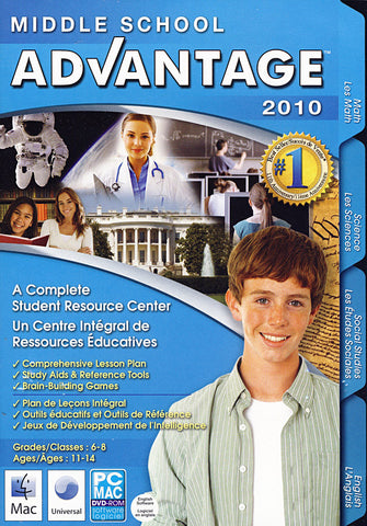 Middle School Advantage 2010 (PC) PC Game 