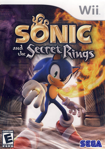 Sonic and the Secret Rings (NINTENDO WII) NINTENDO WII Game 