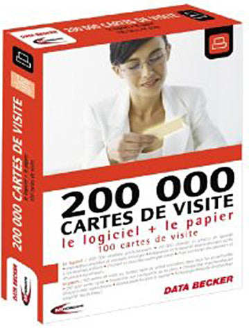 200 000 Cartes de visite + Papier (French Version Only) (PC) PC Game 