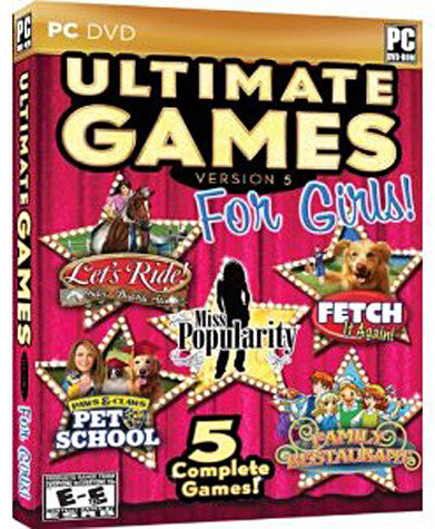 Ultimate Games for Girls 5 (5 Complete Games) (PC) PC Game 
