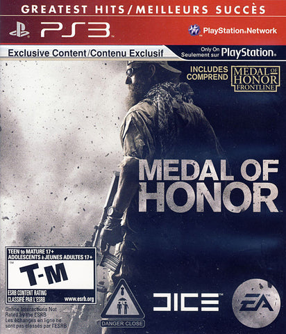 Medal of Honor (Bilingual Cover) (PLAYSTATION3) PLAYSTATION3 Game 