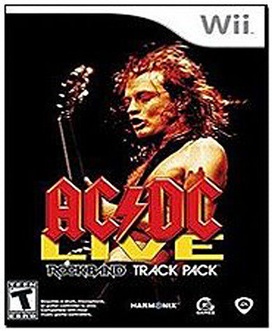 AC/DC Live - Rock Band Track Pack (NINTENDO WII) NINTENDO WII Game 