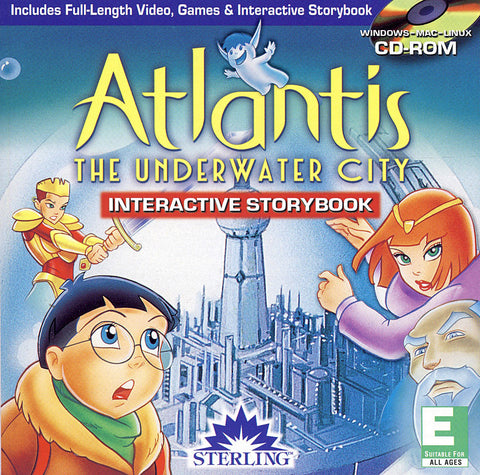 Atlantis - The Underwater City,Interactive Storybook (Jewel Case) (PC) PC Game 