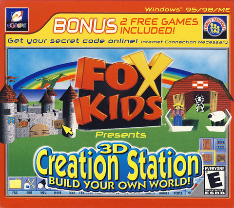 Fox Kids Presents 3D Creation Station (Jewel Case) (PC) PC Game 