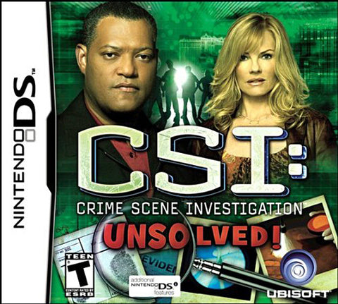 CSI - Unsolved (DS) DS Game 