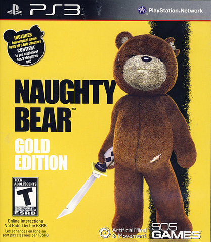 Naughty Bear Gold Edition (PLAYSTATION3) PLAYSTATION3 Game 