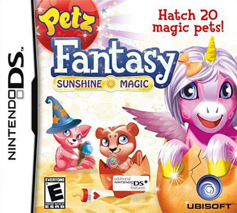 Petz Fantasy - Sunshine Magic (DS) DS Game 
