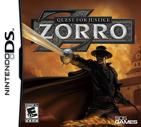Zorro - Quest for Justice (DS) DS Game 