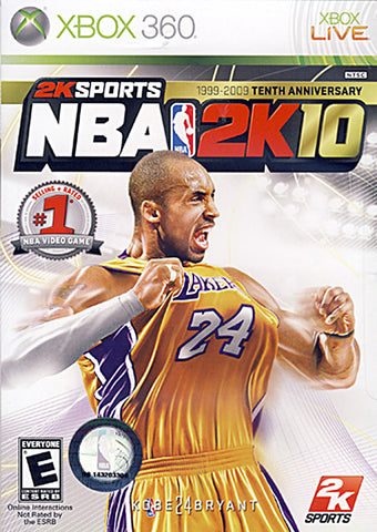 NBA 2K10 (XBOX360) XBOX360 Game 