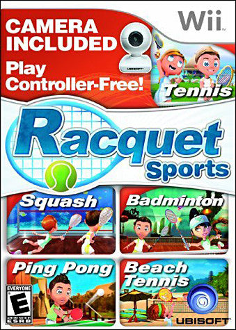 Racquet Sports with Camera (NINTENDO WII) NINTENDO WII Game 