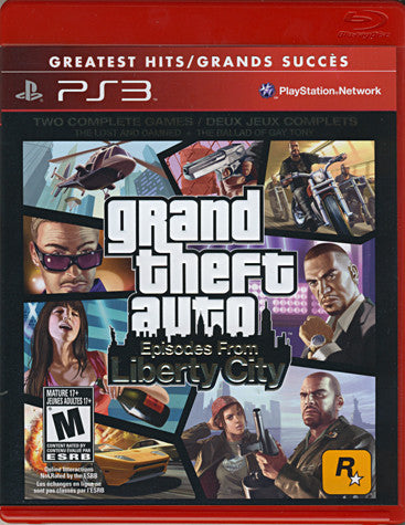 Grand Theft Auto - Episodes From Liberty City (PLAYSTATION3) PLAYSTATION3 Game 