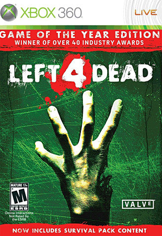 Left 4 Dead - Game of the Year Edition (Bilingual Cover) (XBOX360) XBOX360 Game 