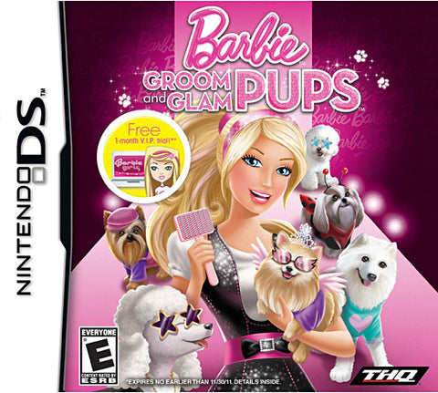 Barbie - Groom and Glam Pups (DS) DS Game 