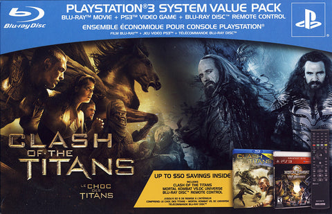 PS3 Value Pack (Includes - Clash Of The Titans, Mortal Kombat vs DC universe, PS3 Remote) (PLAYSTATION3) PLAYSTATION3 Game 