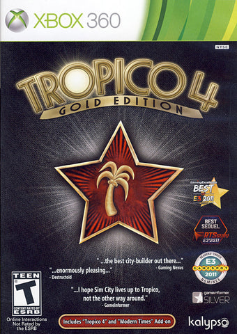 Tropico 4 (Gold Edition) (XBOX360) XBOX360 Game 