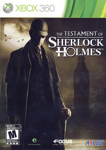 The Testament of Sherlock Holmes (Bilingual Cover) (XBOX360) XBOX360 Game 