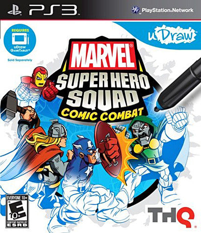 Marvel Super Hero Squad - Comic Combat (uDraw) (PLAYSTATION3) PLAYSTATION3 Game 