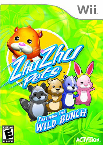 Zhu Zhu Pets - Wild Bunch with Zhu Zhu Hamster (Game Only) (NINTENDO WII) NINTENDO WII Game 