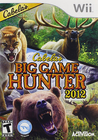 Cabela's Big Game Hunter 2012 (NINTENDO WII) NINTENDO WII Game 