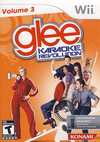 Karaoke Revolution Glee Volume 3 (Game Only) (NINTENDO WII) NINTENDO WII Game 