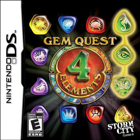 Gem Quest - 4 Elements (DS) DS Game 