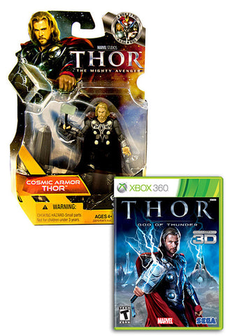 Thor - God Of Thunder with (Thor: Cosmic Armor Figure) (XBOX360) XBOX360 Game 