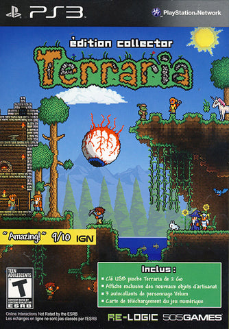 Terraria Collector Edition (French package, Game playable in English or French) (PLAYSTATION3) PLAYSTATION3 Game 
