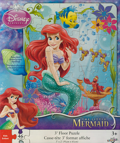 Disney Princess: Ariel - The Little Mermaid Floor Puzzle (46 Pieces) (TOYS) TOYS Game 