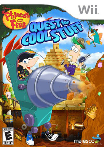 Phineas and Ferb - Quest for Cool Stuff (NINTENDO WII) NINTENDO WII Game 