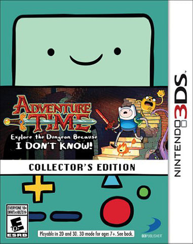 Adventure Time - Explore the Dungeon Because I DON'T KNOW! (Collector's Edition) (3DS) 3DS Game 