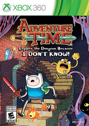 Adventure Time - Explore the Dungeon Because I DON T KNOW! (Trilingual Cover) (XBOX360) XBOX360 Game 