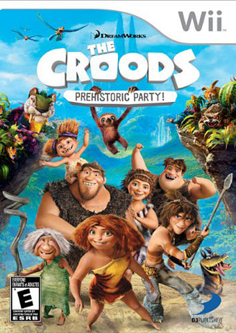The Croods - Prehistoric Party! (Trilingual Cover) (NINTENDO WII) NINTENDO WII Game 