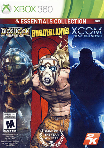2K Essentials Collection (Bioshock, Borderlands and XCOM Enemy Unknown) (Bilingual Cover) (XBOX360) XBOX360 Game 