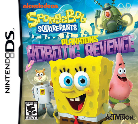 SpongeBob SquarePants - Plankton s Robotic Revenge (Bilingual Cover) (DS) DS Game 
