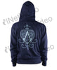Ubisoft Unisex - Assassin's Creed III - Aveline Hoodie - Small Navy Blue (APPAREL) APPAREL Game 