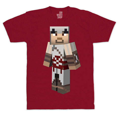 Ubisoft Unisex - Minecraft - Ezio T-Shirt - Medium Red (APPAREL) APPAREL Game 