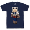Ubisoft Unisex - Minecraft - Connor T-Shirt - Large Navy Blue (APPAREL) APPAREL Game 