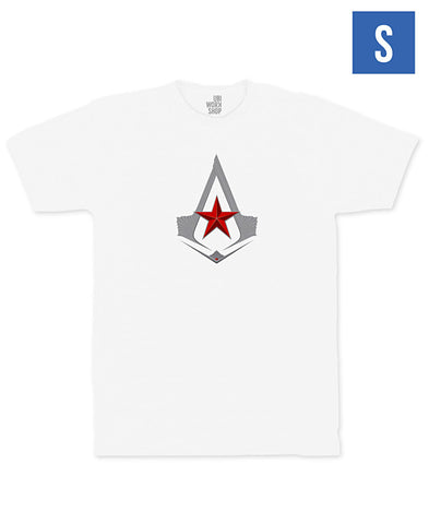Ubisoft Unisex - Assassin's Creed - The Red Star T-Shirt - Small White (APPAREL) APPAREL Game 
