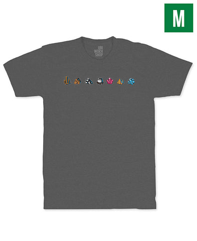 Ubisoft Unisex - Might & Magic - Marketplace T-Shirt - Medium Charcoal (APPAREL) APPAREL Game 