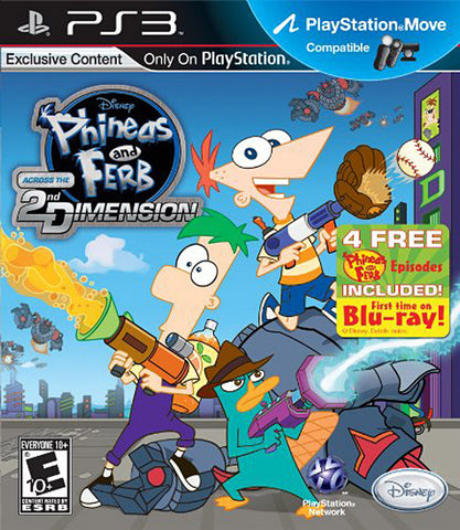 Phineas and Ferb - Across the 2nd Dimension (Playstation Move) (Bilingual Cover) (PLAYSTATION3) PLAYSTATION3 Game 